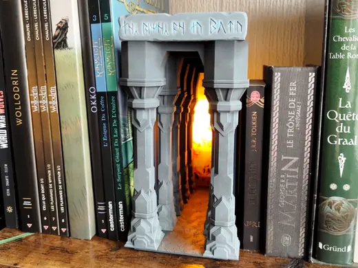 Fire Demon Bridge Book Nook