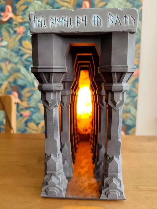Fire Demon Bridge Book Nook – other view
