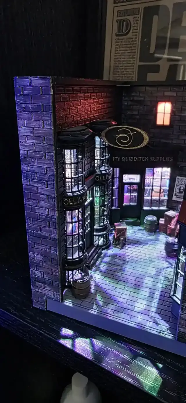 Wizarding Alley Modular Book Nook