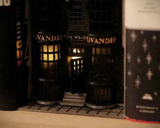 Wizarding Wand Shop Book Nook