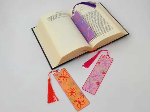 Butterfly Kiss Bookmark – other view