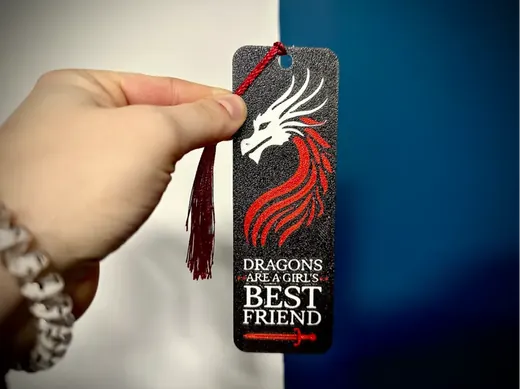 Dragons Are a Girl's Best Friend Bookmark