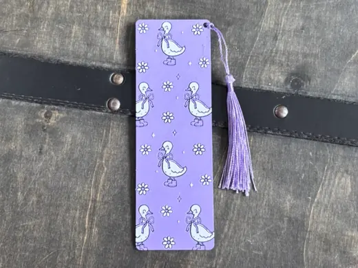 Ducks and Flowers Bookmark