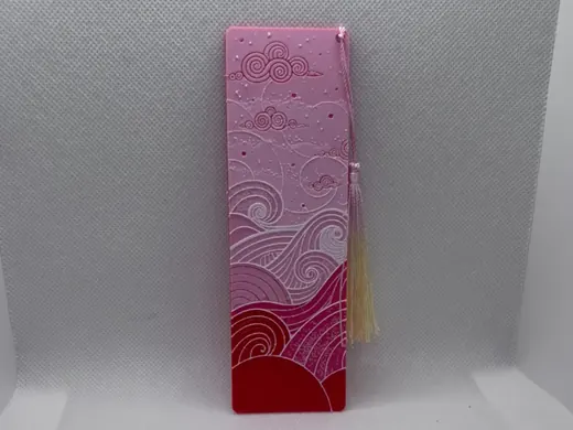 Pink Scenery Bookmark