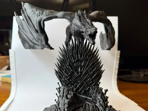 Throne of Swords with Dragon