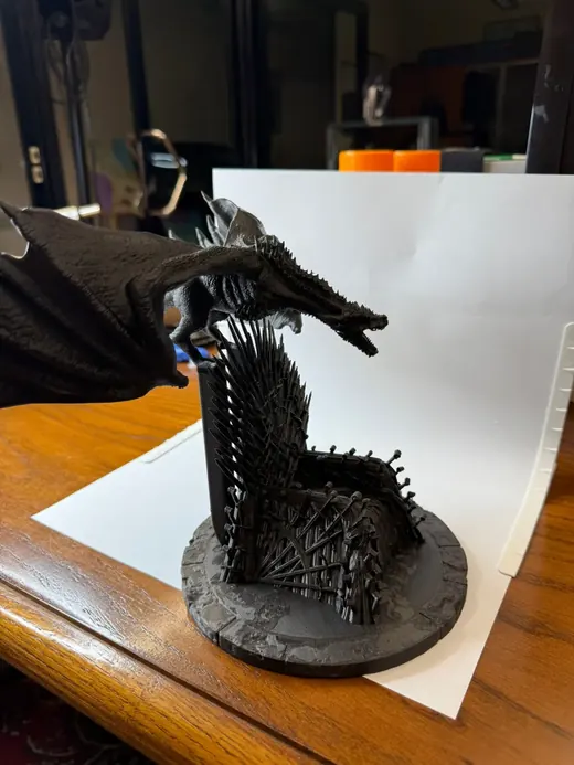 Throne of Swords with Dragon – other view
