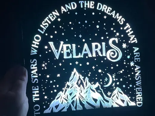 Velaris Starlight Lithophane