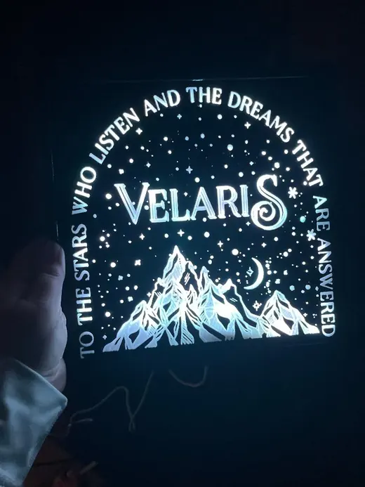 Velaris Starlight Lithophane – other view