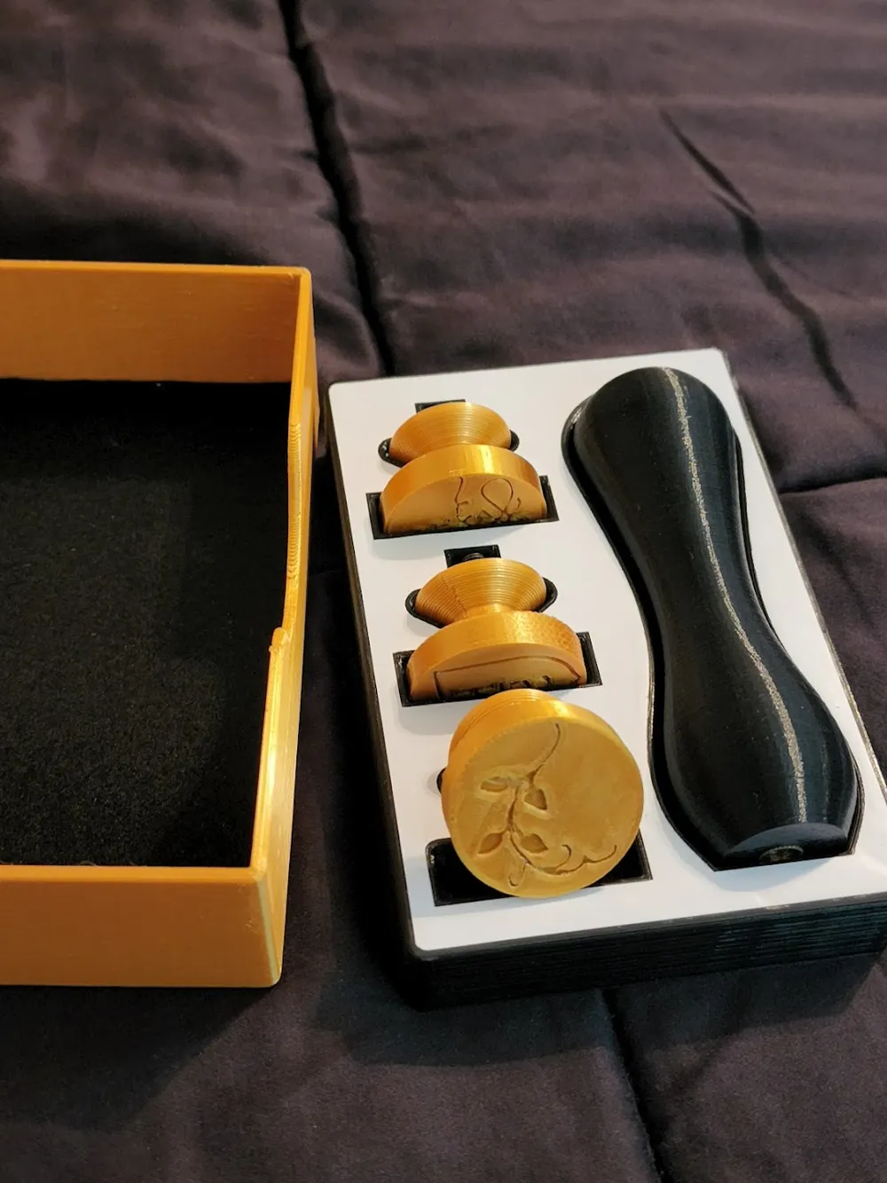 Custom Wax Seal Stamp with Box