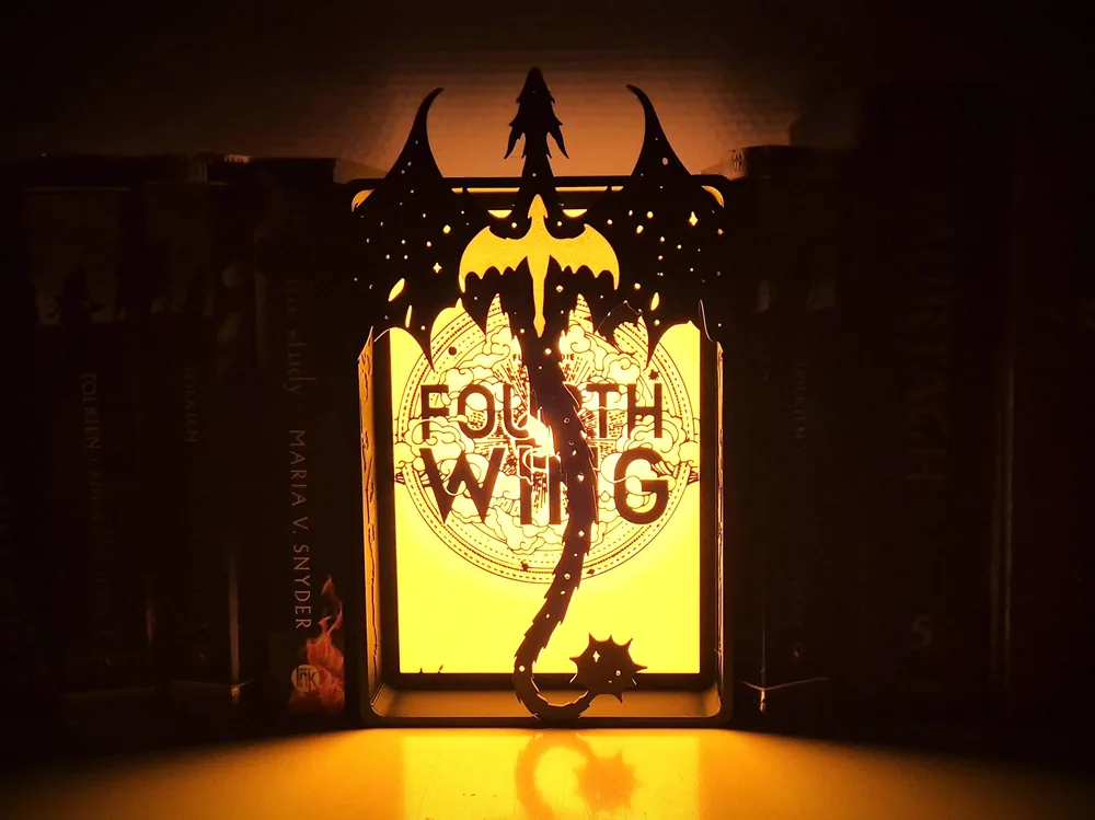 Fourth Wing Lightbox Book Nook