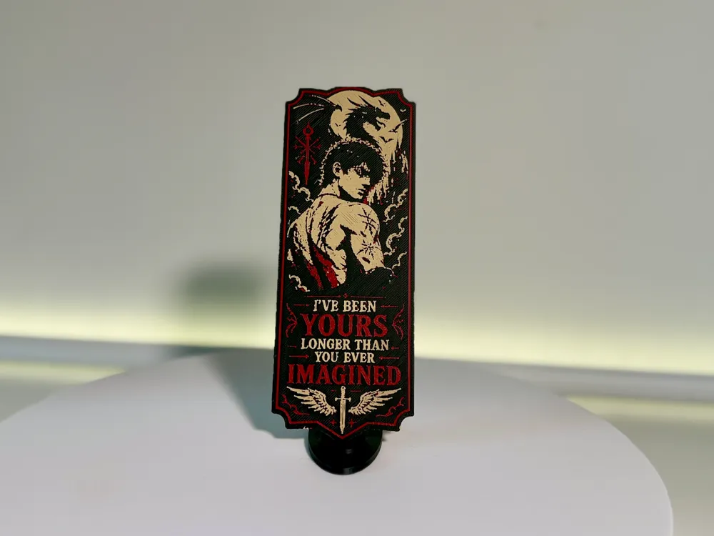 Fourth Wing Red Dragon Rider Bookmark