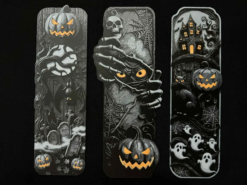 Halloween Bookmark Set
