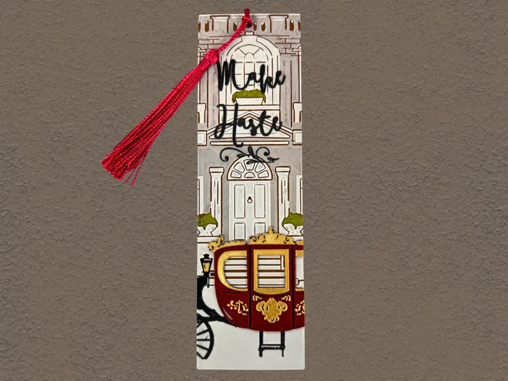 Make Haste Regency Bookmark