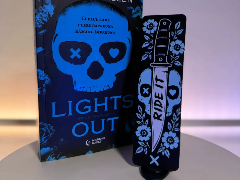 Lights Out Josh Mask Bookmark