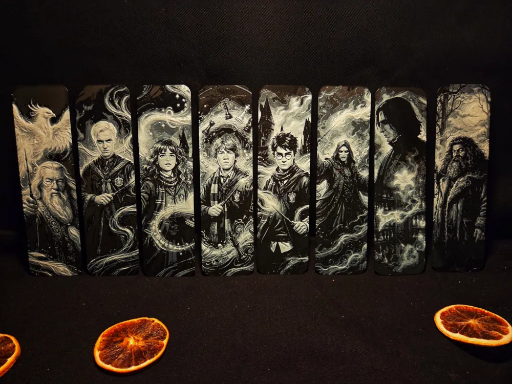 Wizarding School Bookmark Set
