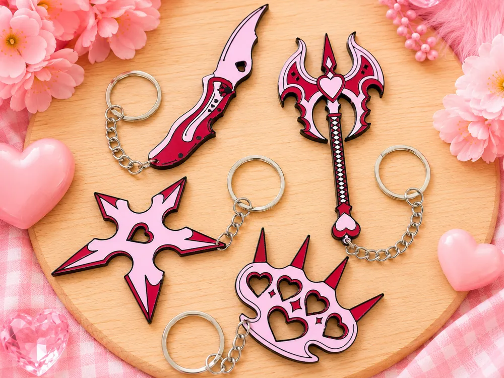 Cute Weapon Keychains