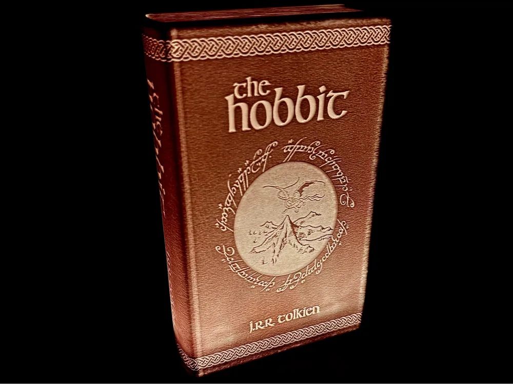 Halfling Adventure Lithophane Book Lamp