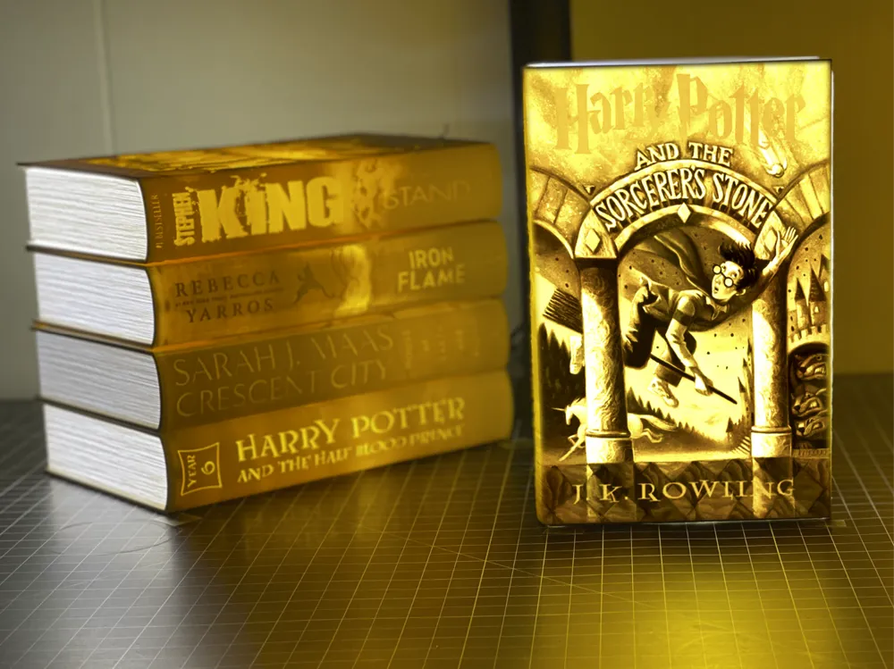 Wizarding School Year 1 Lithophane Book Lamp